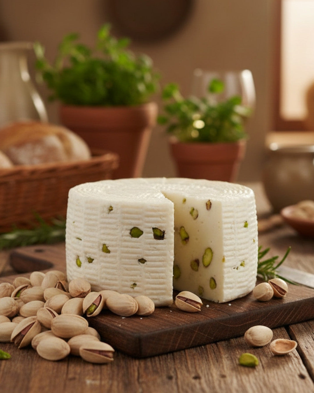 Antep Fıstıklı Caciotta 250g