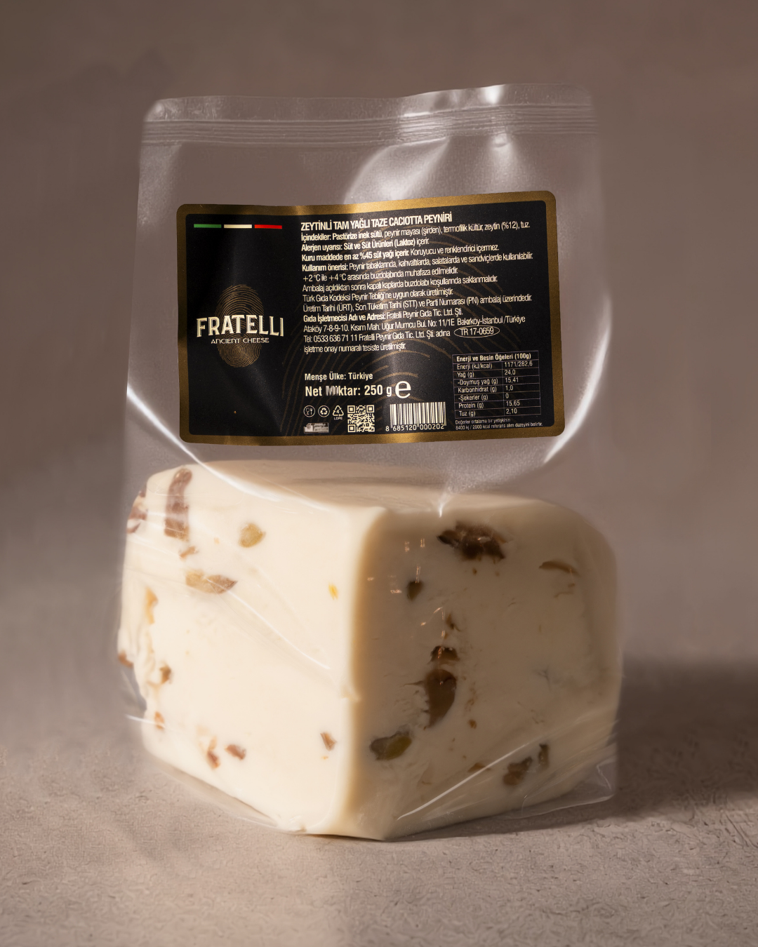 Zeytinli Caciotta 250g
